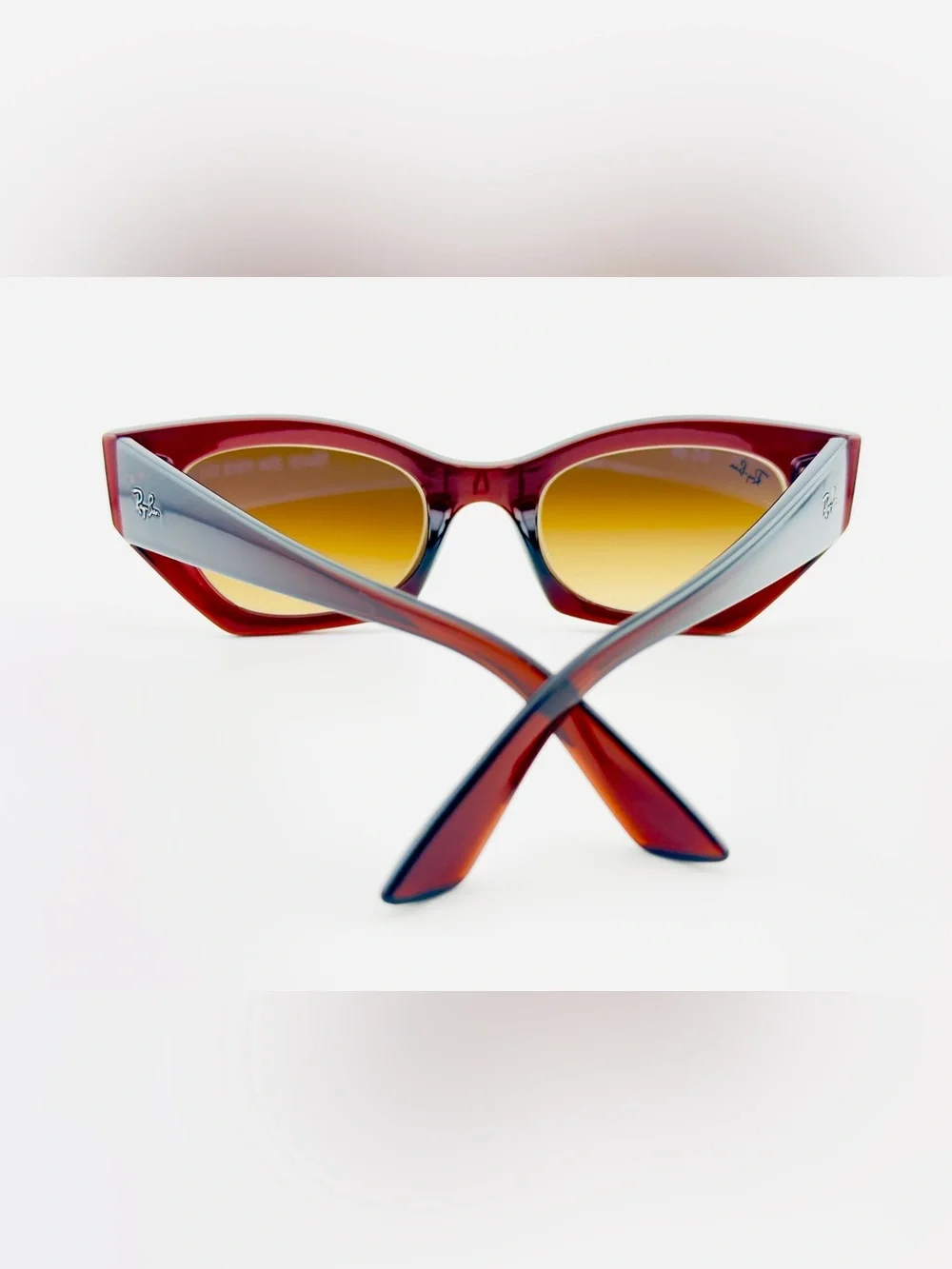 Ray-Ban Zena Bio Based Sunglasses RB4430 Polished Rusty Brown Frame Brown Lenses - Picture 11 of 15